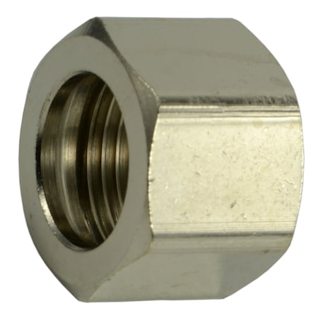 Midwest Fastener 1/2" Chrome Plated Steel Compression Nuts 6PK 35694